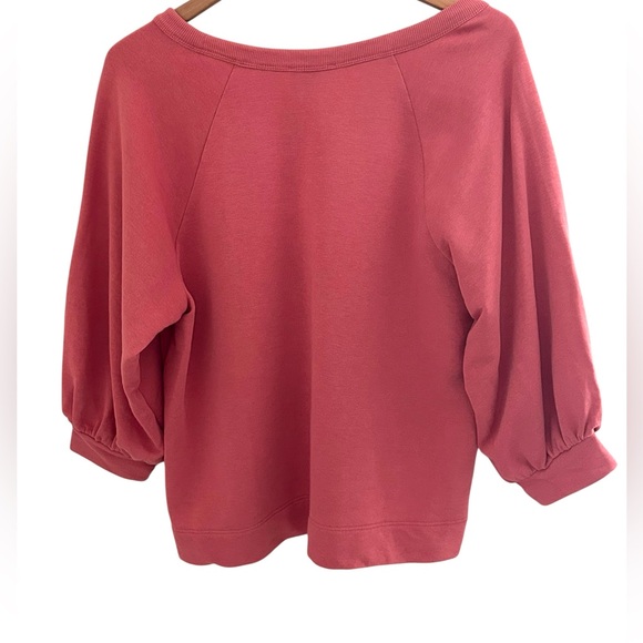 LOFT Outlet Bundle Green & Coral V-Neck Sweatshirts Size Large NWT - Picture 5 of 9